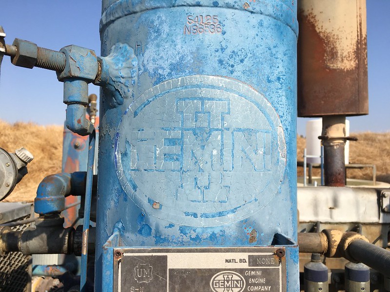 Image d’une ancienne machine ayant un « Gemini II » estampillé