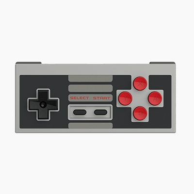 Aspect de la manette vue du dessus Image de la manette 8bitdo NES30 Gamepad vue du dessus